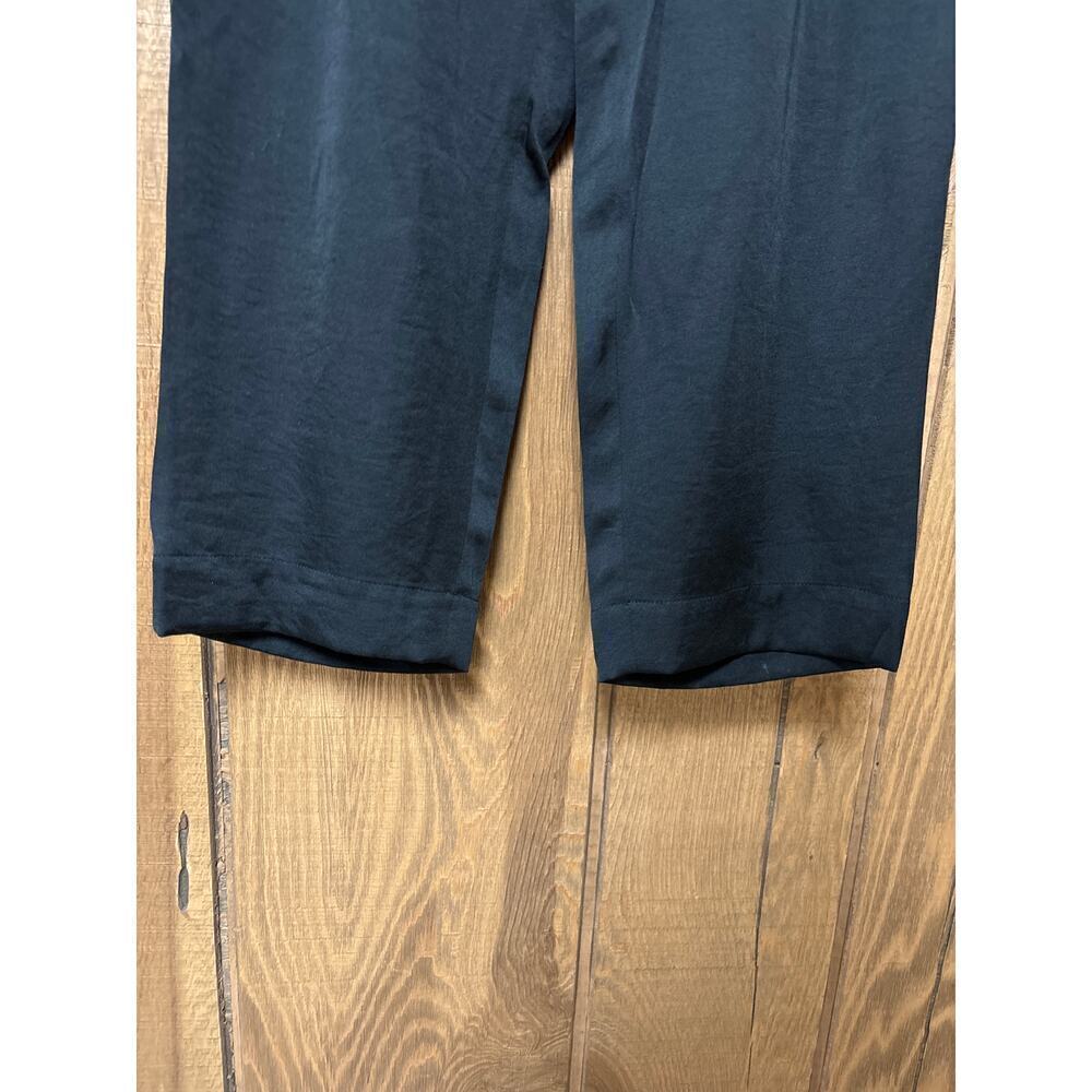 Lafayette 148 New York Black Pull On Dress Minimalist Lightweight Pants Size S - Picture 2 of 6